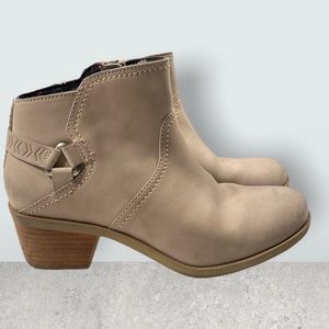 Teva Foxy Nubuck Ankle Boots Taupe Size 9